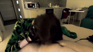 Beautiful shemale is fucked very roughly by a fat man - 2 image