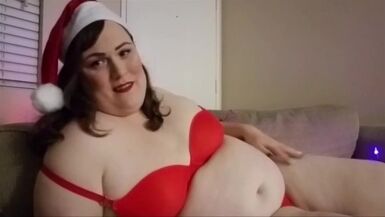 Trans BBW Meaghan Jaymes Waiting for Santa