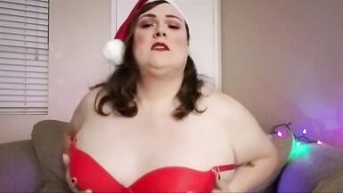 Trans BBW Meaghan Jaymes Waiting for Santa - 2 image