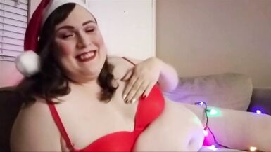 Trans BBW Meaghan Jaymes Celebrates Christmas - 11 image