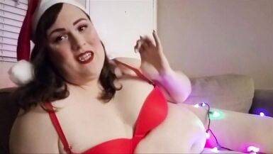 Trans BBW Meaghan Jaymes Celebrates Christmas - 8 image