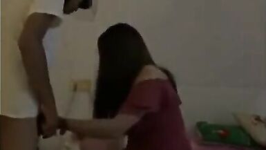 Delivery boy fucking the horny Asian Ladyboy in her house - 11 image