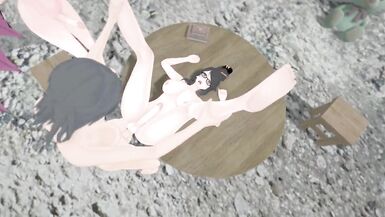 Futa ORGY with Bayonetta, Morrigan, Merlin HARD BANGING - 14 image