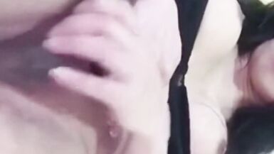 Asian Trans Anairb Pulling her Cock with Huge of Cum - 9 image