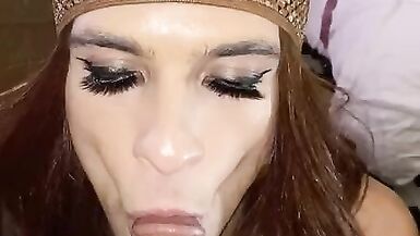 Sissy cocksucker being owned by BBC - 5 image