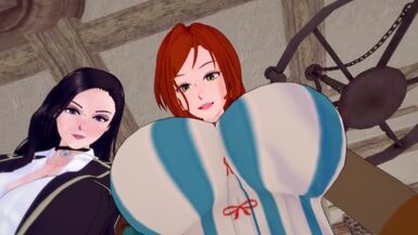 Witcher - Futa Triss and Futa Yennefer | Male Taker POV - 1 image