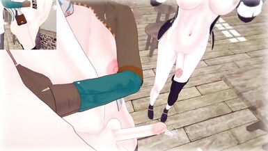 Witcher - Futa Triss and Futa Yennefer | Male Taker POV - 10 image