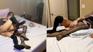 My Stretched Out, DP’ed and Gaped Fuck Hole is still to Tight for my Stepsis to Fist - 10 image