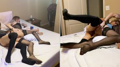 My Stretched Out, DP’ed and Gaped Fuck Hole is still to Tight for my Stepsis to Fist - 7 image