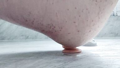 Trans Girl Giving BJ & Anal Sex with Big Dildo - 10 image