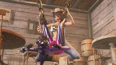 Cowgirl Futa Fuck Widowmaker Overwatch - 12 image