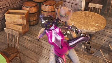 Cowgirl Futa Fuck Widowmaker Overwatch - 15 image