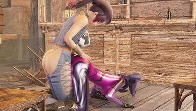 Cowgirl Futa Fuck Widowmaker Overwatch - 3 image
