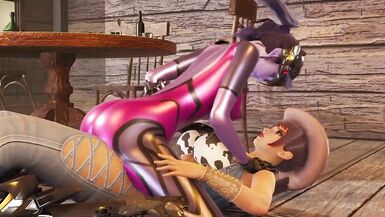 Cowgirl Futa Fuck Widowmaker Overwatch - 8 image