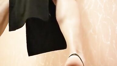 TRANNY GIANTESS AMANDA CRUSHES SMALL CARS IN SEXY DRESS ON HIGH HEELS NO PANTIES - 2 (CRUSH FETISH) - 12 image