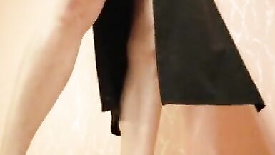 TRANNY GIANTESS AMANDA CRUSHES SMALL CARS IN SEXY DRESS ON HIGH HEELS NO PANTIES - 2 (CRUSH FETISH) - 6 image