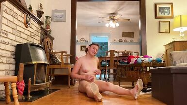 Cute Redhead TS Masturbates in Silver Heels - Sierra Dubois - 11 image