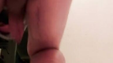 She Male Futa Loose Cunt Bum. Shaving, Cumshot, Cream Pie. - 2 image