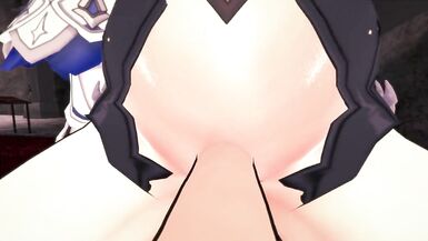 Genshin Impact Futa Eula Taker POV she wants you to Give her a Blowjob - 10 image
