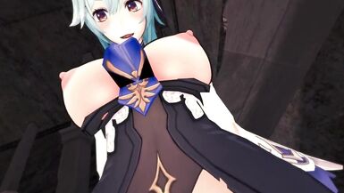 Genshin Impact Futa Eula Taker POV she wants you to Give her a Blowjob