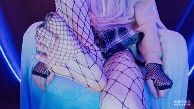 Emo Trans Showing here Feets and Upskirt - 1 image