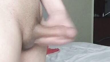 Solo Ladyboy Masturbation with Cumshot - 10 image