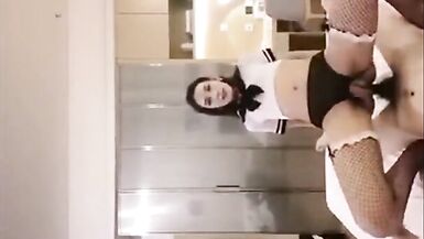 Sailor moon student Ladyboy is getting fucked in the ass - 3 image