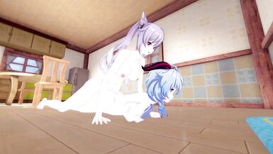 Futa Keqing Banging Ganyu - Genshin Impact - 11 image