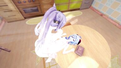 Futa Keqing Banging Ganyu - Genshin Impact - 9 image