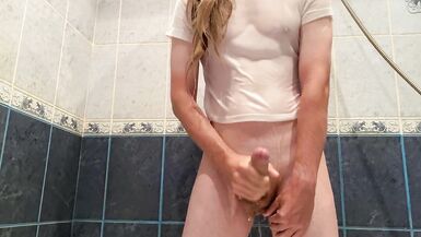 Went to the Shower and Decided to Jerk off and Cum - 12 image