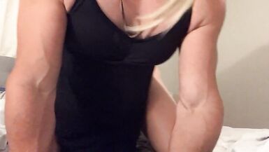 IVEY ROSE little Black Dress Teasing you in Pink Thong POV - 11 image