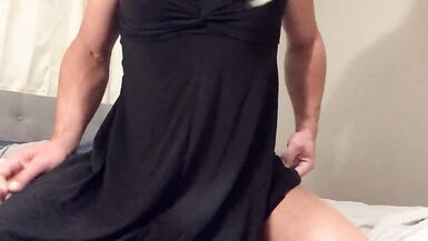 IVEY ROSE little Black Dress Teasing you in Pink Thong POV - 7 image