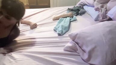 The Sexy, Slutty Sissy Stepsisters Licking, Sucking and Fucking - 10 image