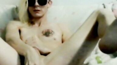 Cute Trans Girl Solo Ass Play, Jerk, Cum Session - 12 image