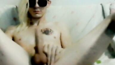 Cute Trans Girl Solo Ass Play, Jerk, Cum Session - 6 image