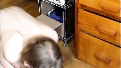 Trans Girl Jada Dulce Slurps Piss from her Ass out of a Dog Bowl and off of the Ground - 14 image