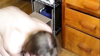 Trans Girl Jada Dulce Slurps Piss from her Ass out of a Dog Bowl and off of the Ground - 15 image