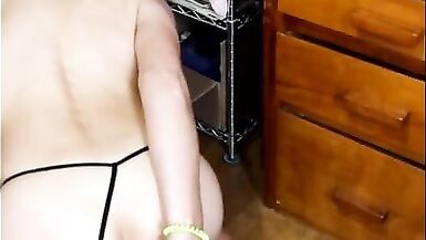 Trans Girl Jada Dulce Slurps Piss from her Ass out of a Dog Bowl and off of the Ground - 7 image