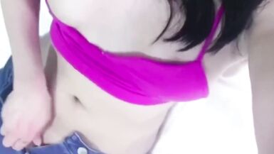 Trans Anairb Fantastic Masturbation & Cumshot - 4 image