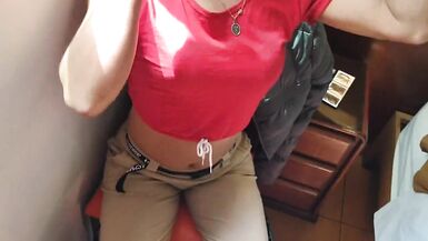 Stunning Latin Tranny Girlfriend Gave me a Nice Blowjob - 7 image