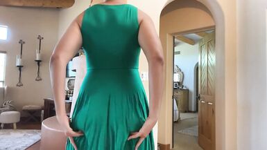 Sissy Boy in Step Moms Dress Twerks - 3 image