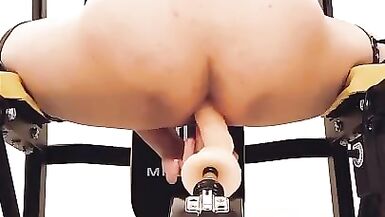 Sissy getting Suspended and Anally Drilled whilst Watching VR - 4 image