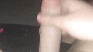 Inexperienced Trans Cub Jacks off with Prosthetic Dick till he Cums (TRANSTHETICS HOT ROD) - 9 image