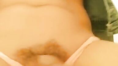 Cute TS Trap Femboy Rides Pink Dildo - 10 image