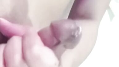 Solo Hot Masturbation with Cumshot by Asian Trans Anairb