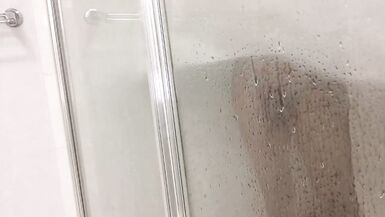 Asian Shemale Pee & Masturbate her Cock in the Shower - 15 image