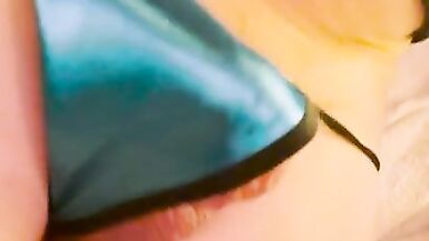 Sissy Breaking in her Brand new Satin Panties - 11 image