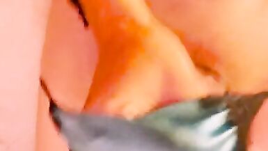 Sissy Breaking in her Brand new Satin Panties - 13 image