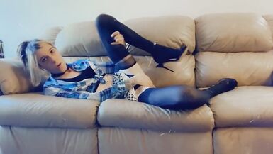 Trans Princess Fingering herself - 10 image