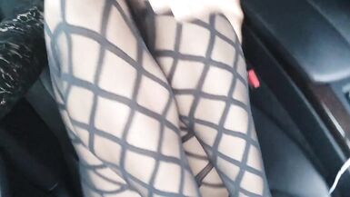 Sissy Ponnyboy with Big Gloves Acting like a Pony in Cool Pantyhose - 3 image